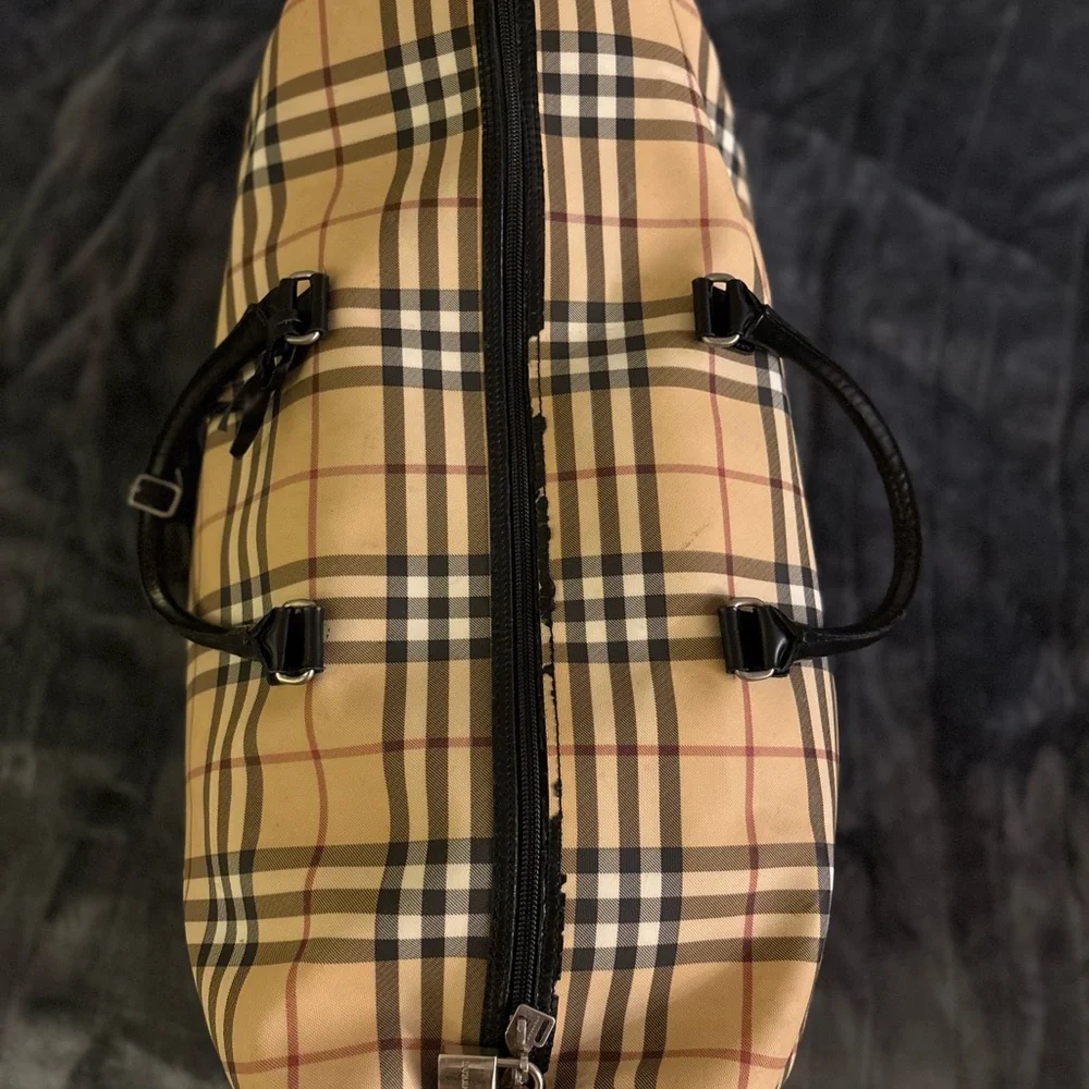 Burberry Nova Check Boston Bag OG Burberry Design Absolute Classic & Authentic